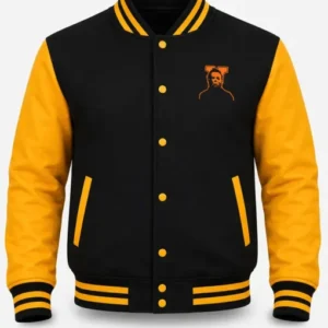 Halloween Michael Myers Haddonfield Varsity Jacket front view
